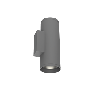 Светодиодный светильник VARTON архитектурный Gutta Twin 2x10 Вт 5000 K IP67 18 градусов RAL7045 серый